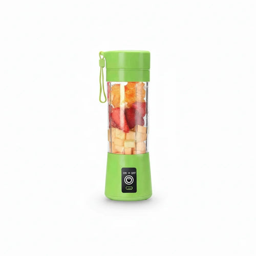 Almalux® Portable USB Blender 2000mAh for Smoothies, BPA-free, features magnetic safety switch and easy cleaning, perfect for travel and preparing healthy drinks on the go.